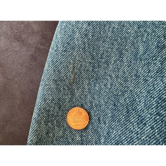 Vintage Y2k Looney Tunes Tweety Bird Jean Jacket Blue Denim size Large - Picture 7 of 13